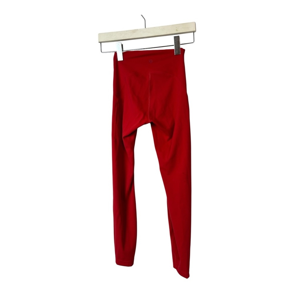 Lululemon Instill High-Rise Tight 25" Dark Red women’s size 2 - Picture 9 of 11